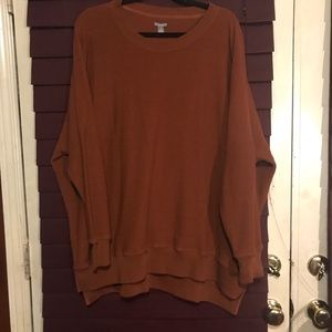 Orange oversized Arie sweater